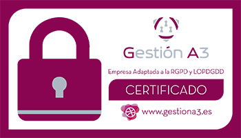 Certificado de adaptación a la normativa de protección de datos RGPD y LOPD/GDD